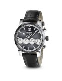 Orologio Eberhard - Chrono 4 "21-42" Meccanico Automatico 42mm Nero - Cinturino pelle - 0