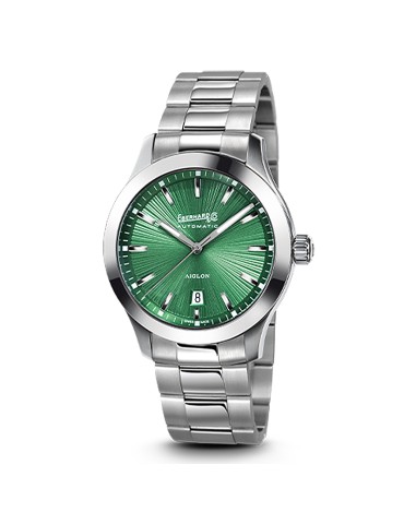 Eberhard & Co. Aquadate Grande Taille Automatic 41mm Green Watch - 0