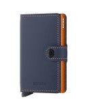 Secrid Miniwallet - Midnight Blue - Orange - Button and Key - 8718215289005