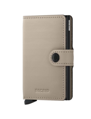 Portafoglio Secrid - Beige Sabbia Opaco -Bottone e Tasto-8718215289555