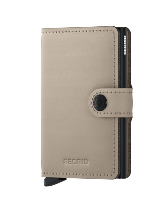 Portafoglio Secrid - Beige Sabbia Opaco -Bottone e Tasto-8718215289555