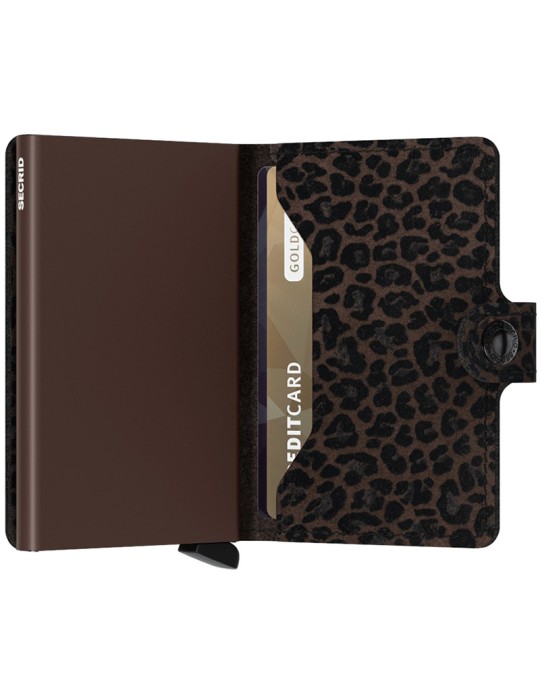 Secrid Wallet - Leo - Brown - Button and Key - 8718215284253