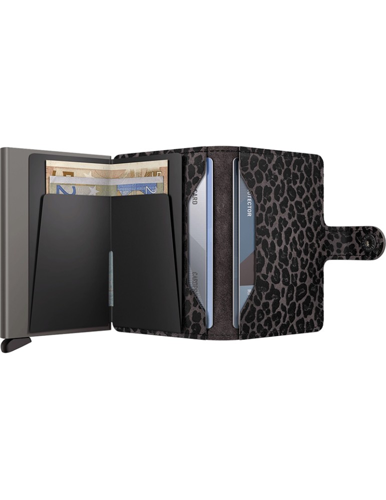 Secrid Wallet - Leo - Gray with Button and Button - 8721077501055