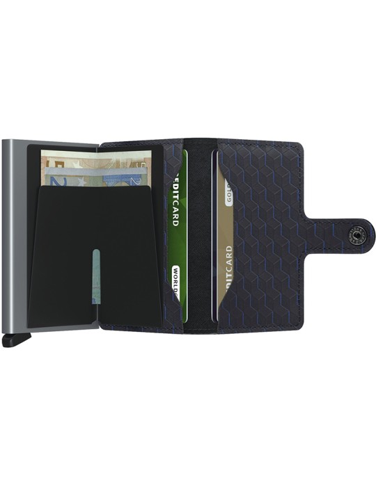 Secrid Wallet - Optical - Black and Titanium - Button - 8718215288268