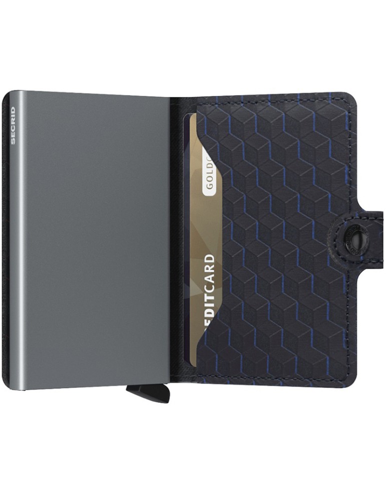 Secrid Wallet - Optical - Black and Titanium - Button - 8718215288268