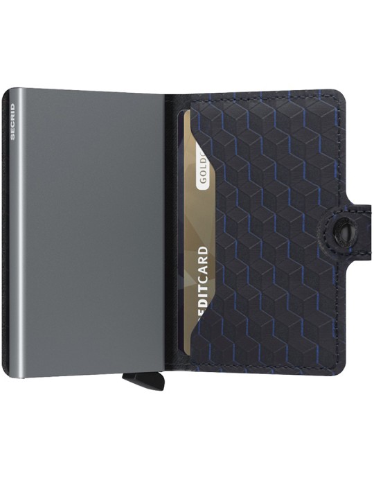 Secrid Wallet - Optical - Black and Titanium - Button - 8718215288268