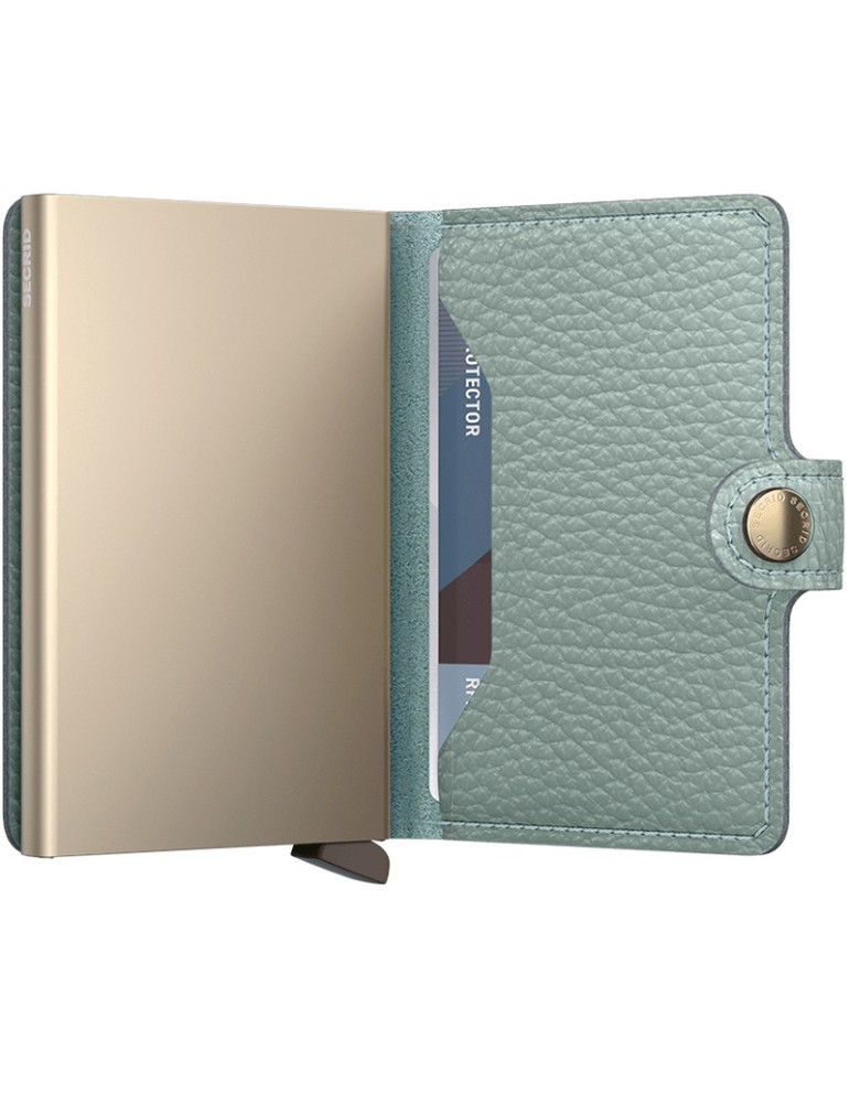 Secrid Wallet - Pebble - Sea Green - Button and Key - 8718215284888