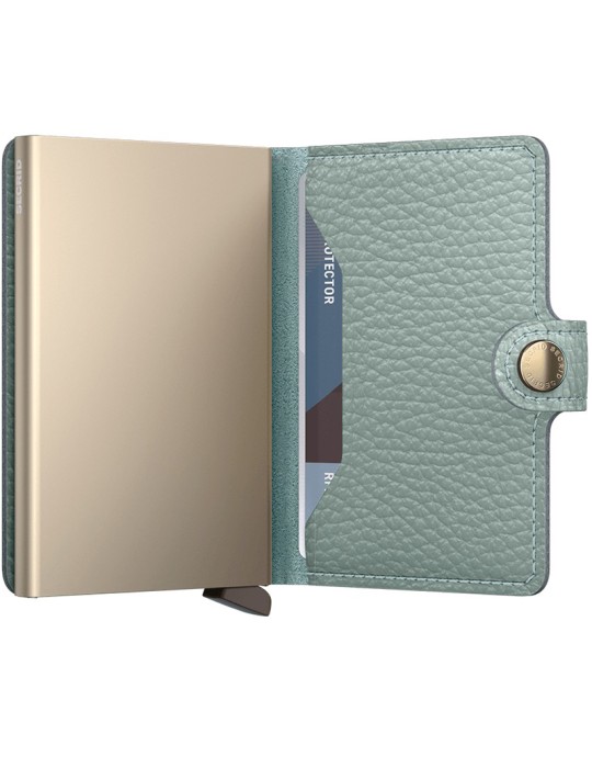 Portafoglio Secrid - Pebble - Sea Green -Bottone e Tasto-8718215284888