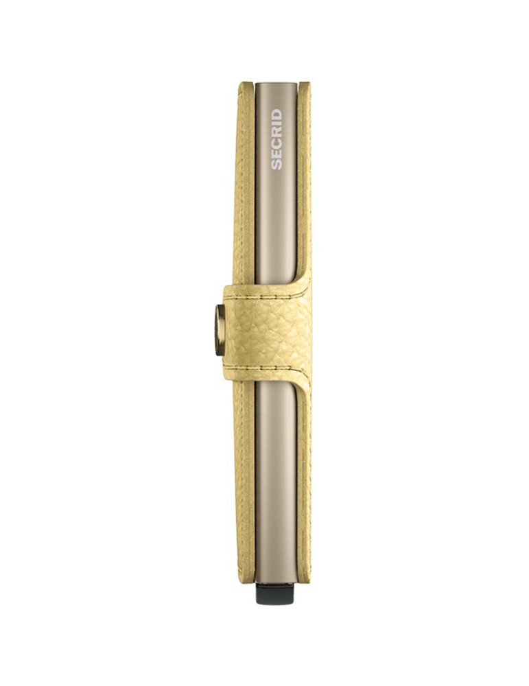 Secrid Wallet - Pebble - Yellow - Button and Key - 8721077500492