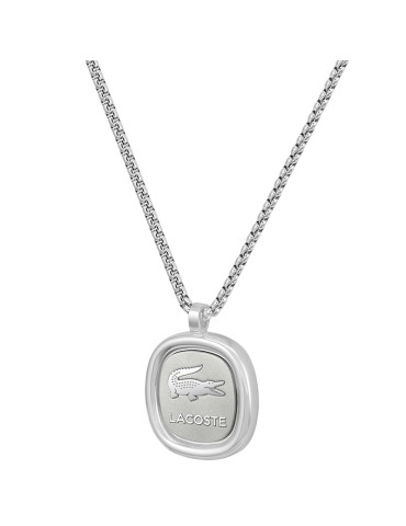 Collana Lacoste - Vigor - a Catena - Acciaio 316L - Medaglia - 2040410