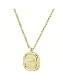 Collana Lacoste - Acciaio 316L Dorato - Medaglia - 2040411