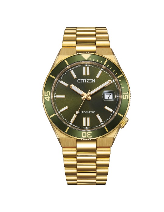 Citizen Watch - Tsuyosa Shore Mechanical Automatic 40mm Gold Green - 0