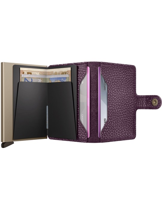 Secrid Wallet - Grape Purple - Button and Key - 8721077501000