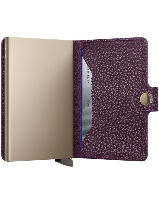 Secrid Wallet - Grape Purple - Button and Key - 8721077501000