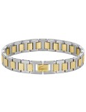 Bracciale Lacoste -Maglie in Acciaio-Silver e Gold-Petit Piquè-2040556