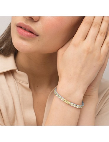Bracciale Lacoste - Bicolore - Acciaio - Motivo Petit Piquè - 2040558 2