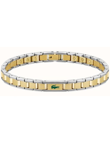 Bracciale Lacoste – Oro e Argento - Coccodrillo Verde - 2040586