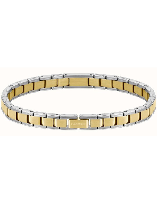 Bracciale Lacoste – Oro e Argento - Coccodrillo Verde - 2040586