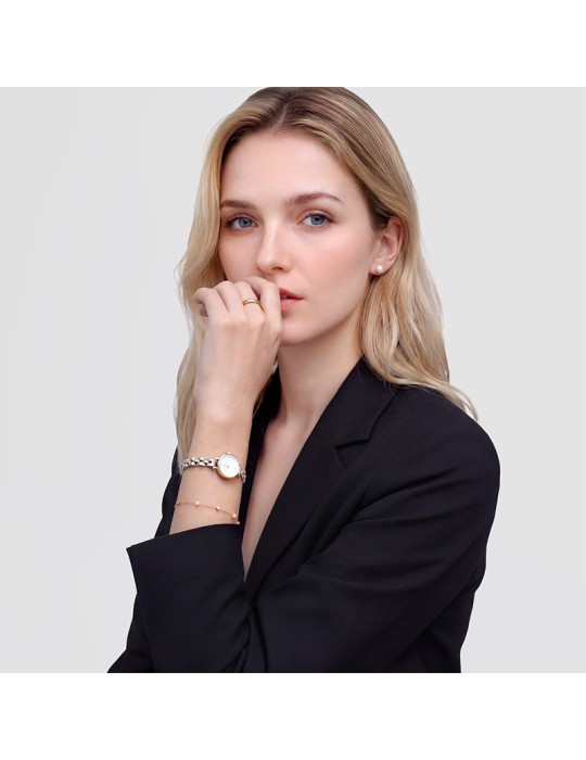 Daniel Wellington Watch - Bicolor - 19mm - White - DW00100923