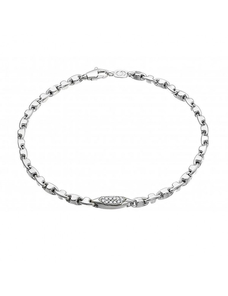 Bracciale Chimento Bamboo con Diamanti da Uomo - 0