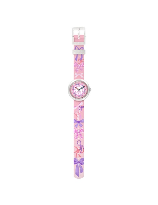 Orologio Flik Flak - Rosa - 32mm - Fiocchetti e Cristalli - ZFBNP250