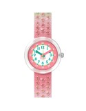 Flik Flak Watch - 32mm - Green and Pink - Crystals - ZFPNP179