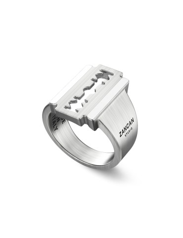 Zancan Ring - 925% Silver Razor Blade Studio - Size 23 - 0