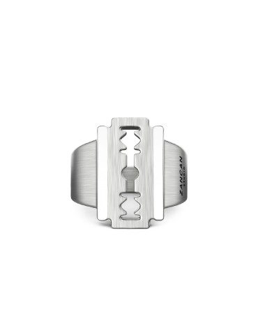 Anello Zancan - Studio in Argento 925% Lametta - Misura 23 - 0 2