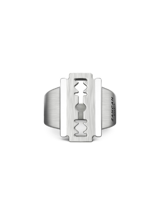 Zancan Ring - 925% Silver Razor Blade Studio - Size 23 - 0