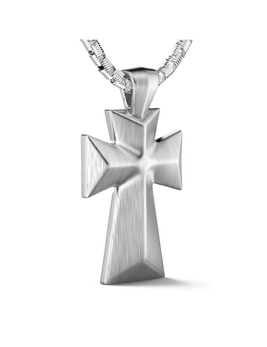 Collana Zancan - Studio in Argento 925% Bold Cross Croce - 60cm - 0