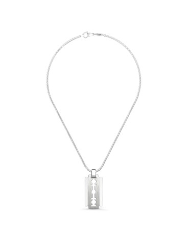 Zancan Necklace - 925% Silver Razor Blade Studio - 60cm - 0