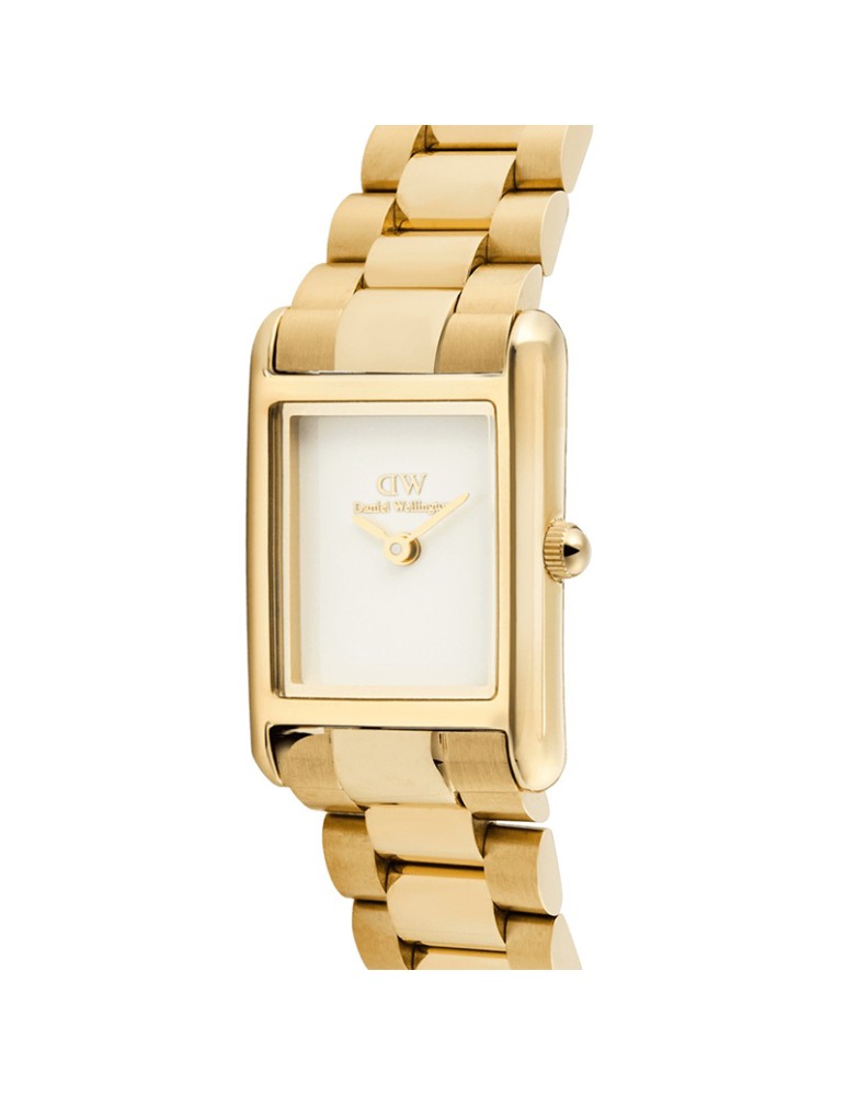 Orologio Daniel Wellington - Gold - 17x25,9mm - Bianco - DW00100931