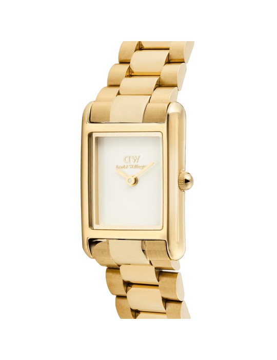 Orologio Daniel Wellington - Gold - 17x25,9mm - Bianco - DW00100931