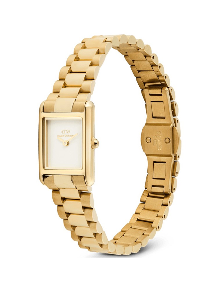 Orologio Daniel Wellington - Gold - 17x25,9mm - Bianco - DW00100931