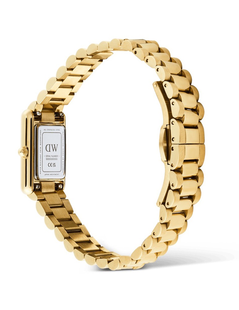 Orologio Daniel Wellington - Gold - 17x25,9mm - Bianco - DW00100931