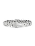Zancan Holy Curb Bracelet - 925% Silver Cross Study - 0