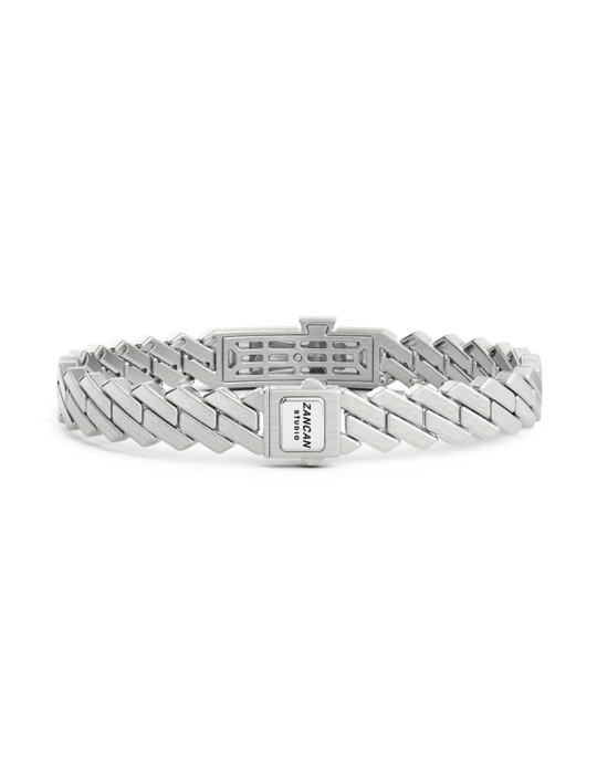 Bracciale Zancan Holy Curb - Studio in Argento 925% Croce - 0