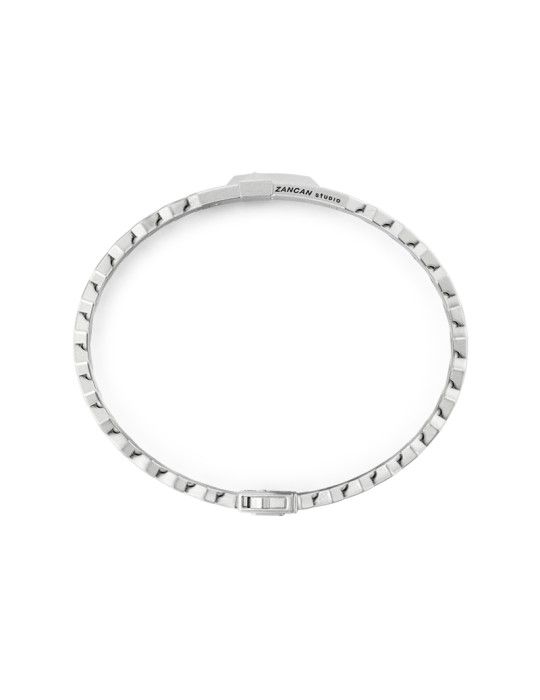 Bracciale Zancan Holy Curb - Studio in Argento 925% Croce - 0