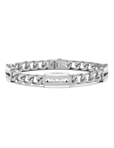 Bracciale Zancan - Studio in Argento 925% Lametta - 20,5 cm - 0