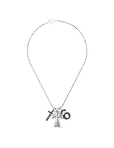 Collana Zancan - Studio in Argento 925% Trinity - 60cm - 0