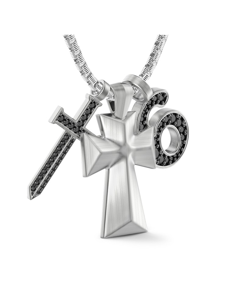 Collana Zancan - Studio in Argento 925% Trinity - 60cm - 0
