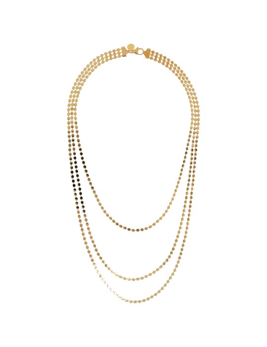 Collana Etrusca - Multifilo - Catena a Piccoli Dischi - WSET00704.YG