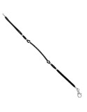 Giovepluvio Bracelet - in Black Cord and 0.38 ct Black Diamonds - 0