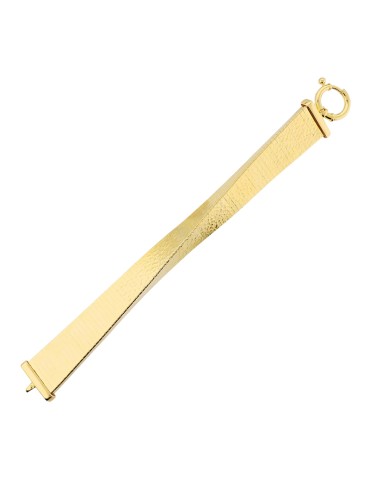 Bracciale Etrusca - Dorato - Superficie Martellata - WSET00925.YG-197 2