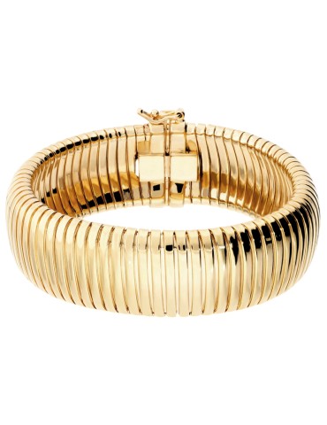 Bracciale Etrusca - Itaca - Dorato - Maxi Maglia Tubogas -WSET00936.YG