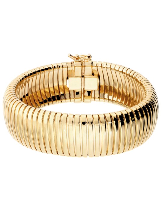 Bracciale Etrusca - Itaca - Dorato - Maxi Maglia Tubogas -WSET00936.YG