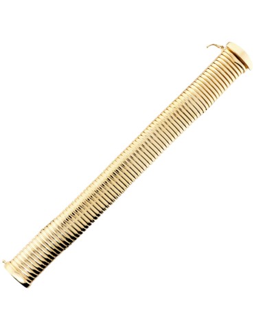 Etruscan Bracelet - Ithaca - Golden - Tubogas Maxi Jersey -WSET00936.YG 2