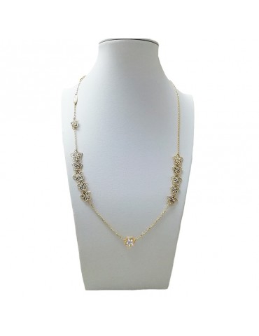Lorenzo Ungari Woman's Leggerissima Necklace with Flowers - 0