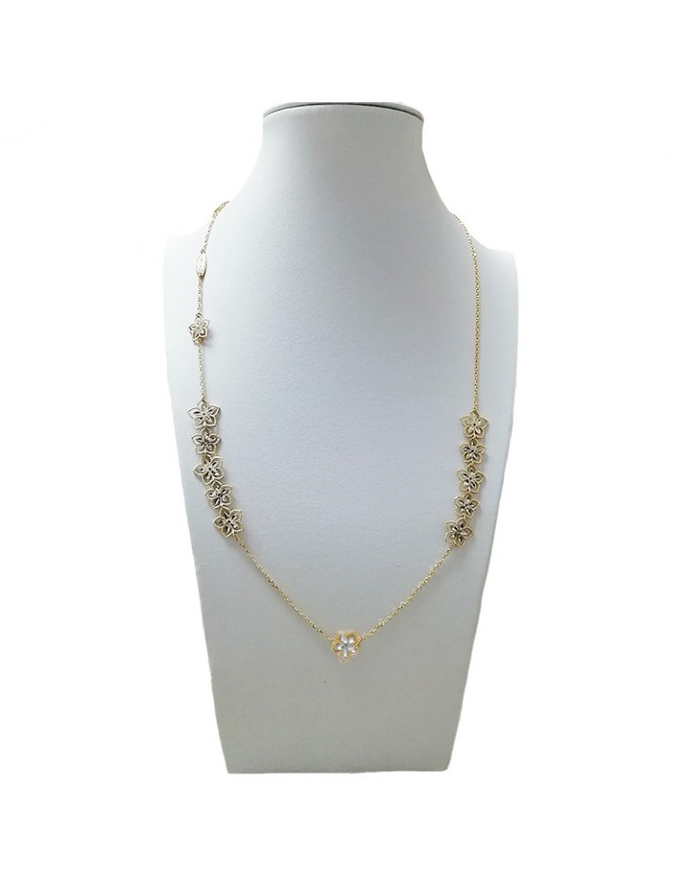 Lorenzo Ungari Woman's Leggerissima Necklace with Flowers - 0