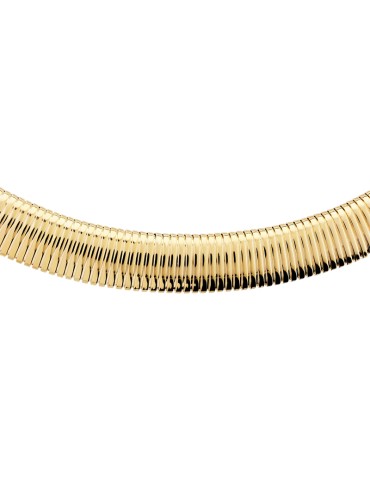 Etruscan Necklace - Choker - Golden - Maxi Tubogas Jersey-WSET00937.YG 2